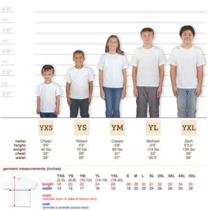 Youth Ts Sizes